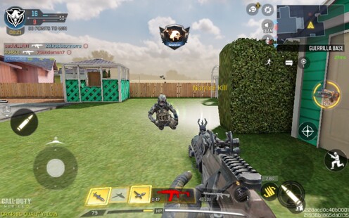 Call of Duty Mobile és Fruit Ninja.