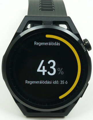 Edzésekre vonatkozó adatok a Watch GT Runneren.