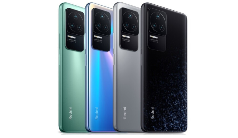 A Redmi K50 Pro az elérhető színekben.