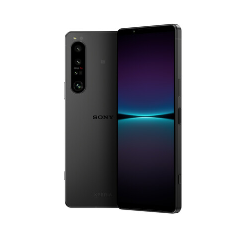 Xperia 1 Mk. IV fekete színben.