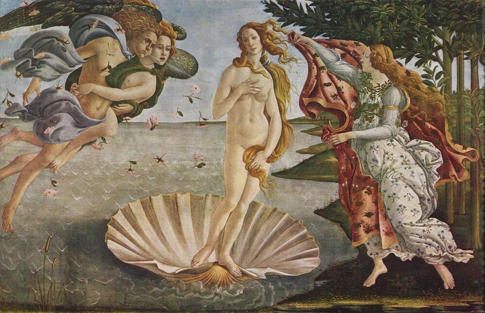 Botticelli: Vénusz születése