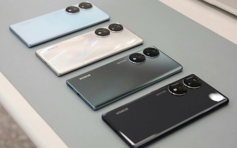 Fotón az elérhető színek a Honor 70-ből. A nyitóképen a 70 Pro színei láthatók.