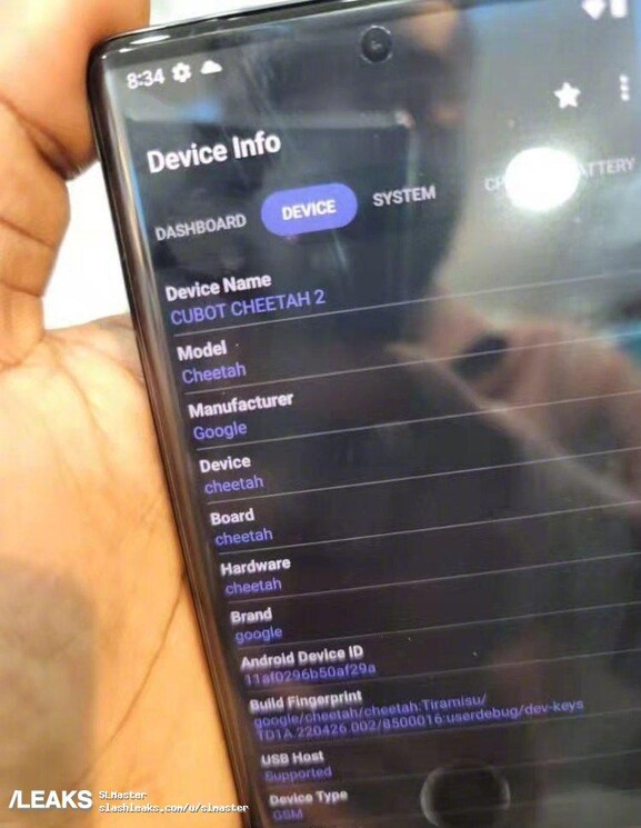 Még több fotó a Pixel 7 Pro prototípusról.