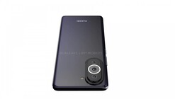Renderek a Nova 10 Pro mobilról ezüst és fekete színekben.