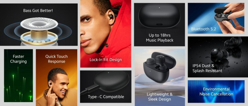 Ezt tudja a Redmi Buds 3 Lite.