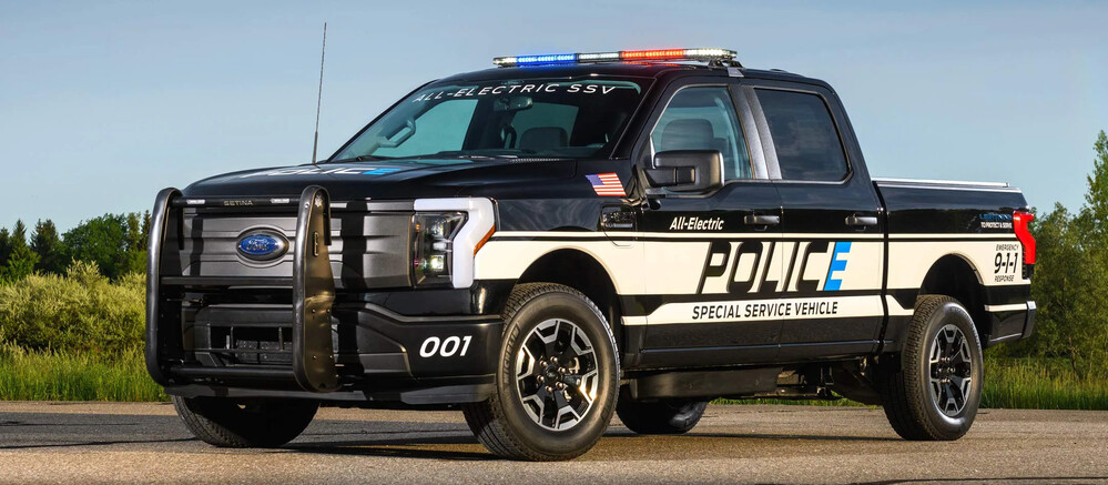 A Ford F-150 Lighting rendőrkiadásban