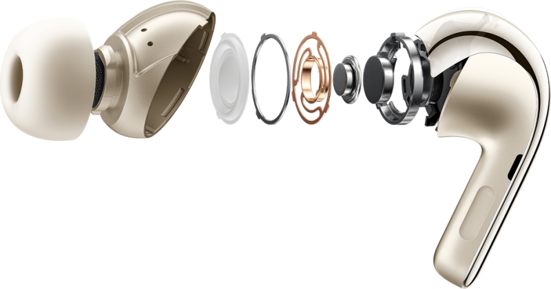 Így épül fel belülről a Xiaomi Buds 4 Pro.