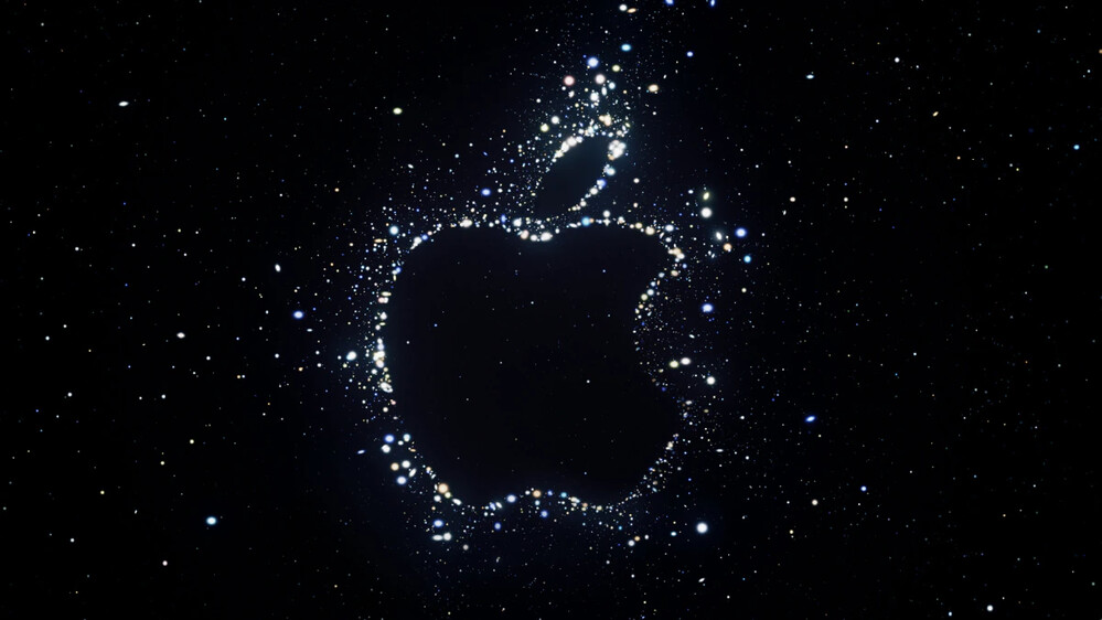 Az iPhone 14 előzetese a csillagos égen rajzolja ki az Apple logót
