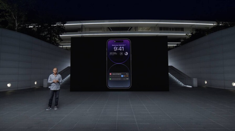 Így néz majd ki az AoD az iPhone 14 Pro modelleken.