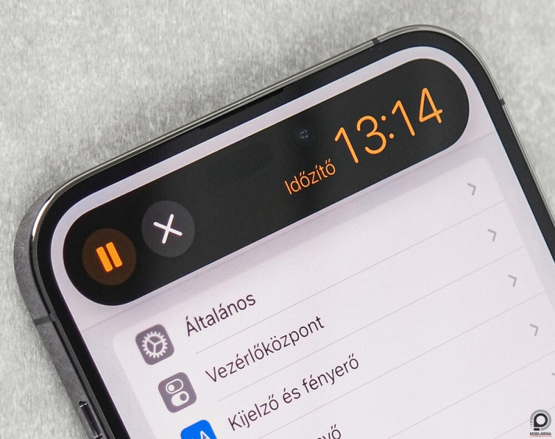 Ilyen egy widget a dinamikus szigeten