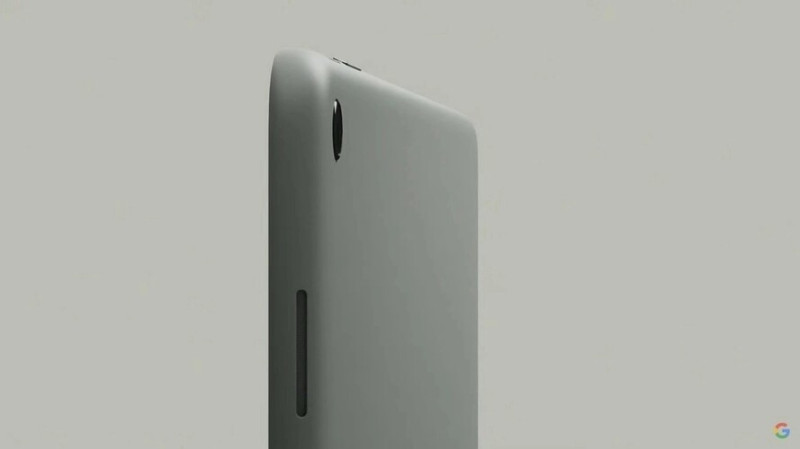 A Pixel táblagép hátlapi kamerája.