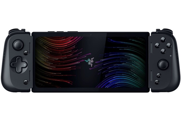 Razer Edge a Kishi V2 Pro kontrollerben.