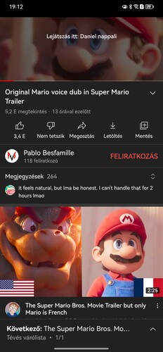 A YouTube a vezeték nélküli lejátszást is támogatja más eszközökön, így például simán kivetíthető tv-re.