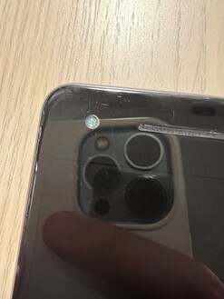 Írisz szkenner egy Pixel 2 prototípuson.