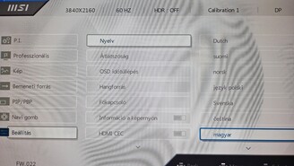 MSI Summit MS321UP grafikus kezelőfelület