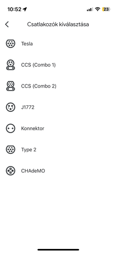 EV töltőként vagy EV chargerként rákeresve egyből listázza a Google, ha kell, el is navigál minket a legközelebbi szabad állomáshoz.