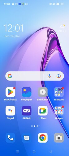 A Color OS 12.1 és a korábbi Color OS 12 között nem sok látványos különbség van.