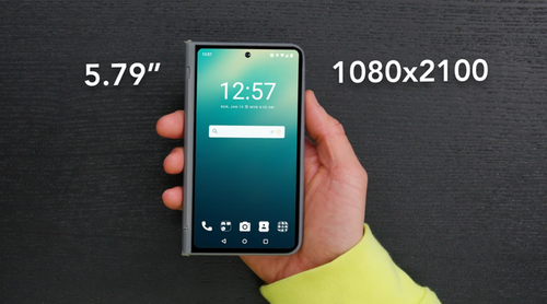 Így nézhet ki a Pixel Fold belső és külső kijelzője.