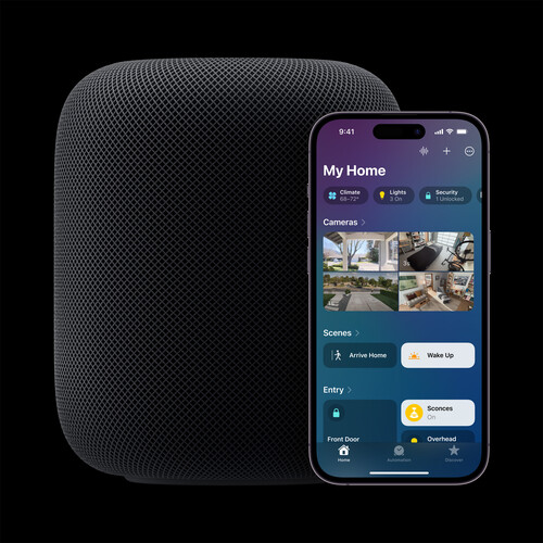 HomePod can also be used as a smart home hub if you have an iPhone.