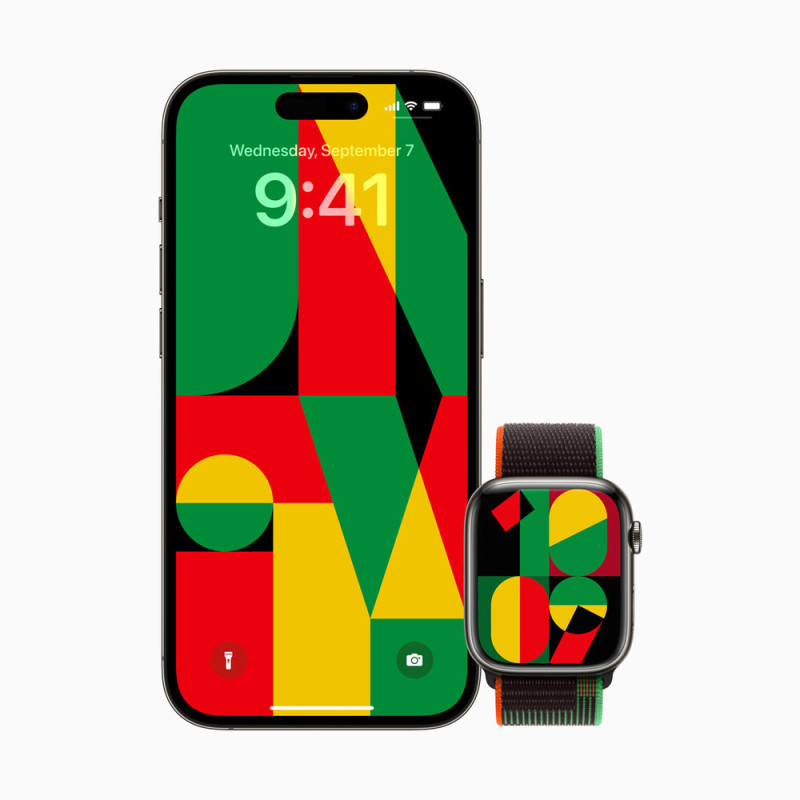 A Black Unity háttérképek és az új Watch szíj.