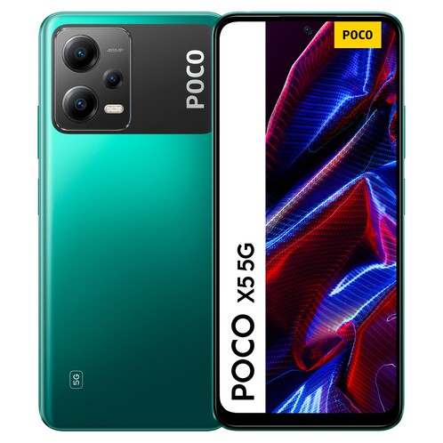 Állítólag hivatalos képek a fekete és a zöld Poco X5 5G-ről.