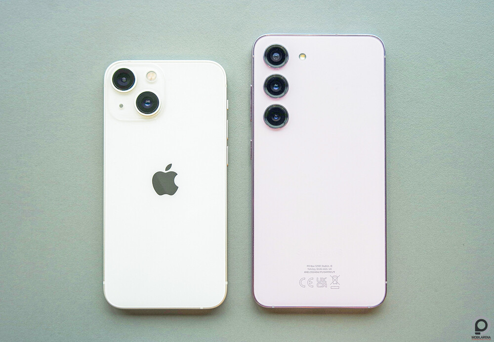 Az iPhone 13 Mini és a legkisebb Galaxy S23