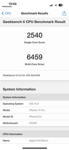 A Samsung Galaxy S23 Ultra és az iPhone 14 Pro teszteredményei Geekbench 6 alatt.