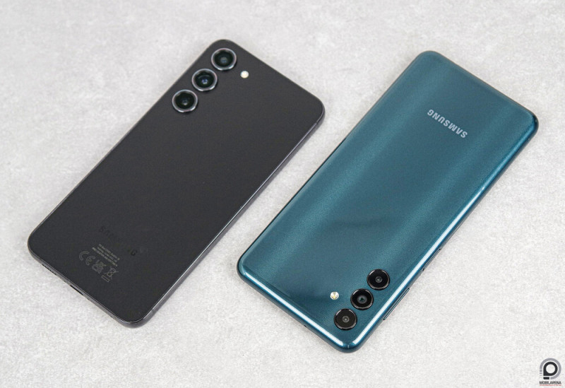 A Galaxy A04s az apróbb S23+ társaságában