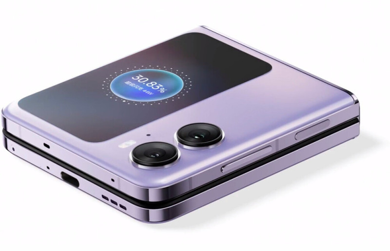 Még ennél is nagyobb külső kijelzőkre számíthatunk. (Oppo Find N2 Flip)