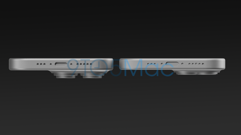 Renderképek a dinamikus szigetről és a csatlakozókról a 15-ös szériában.