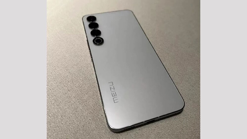 A Meizu 20 Pro hátulról.