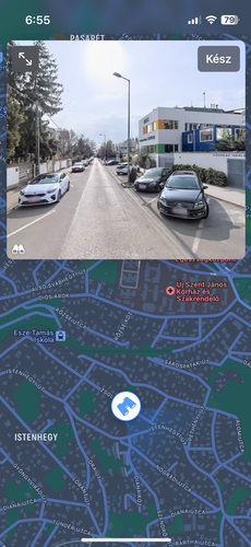 Így néz ki a Körbenézés funkció iPhone-ból nézve