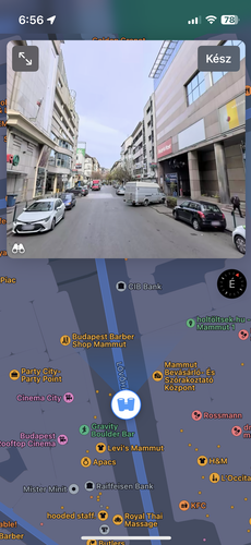 Így néz ki a Körbenézés funkció iPhone-ból nézve
