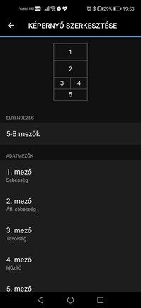 A Garmin Connect appban a fontosabb beállítások mind elvégezhetők