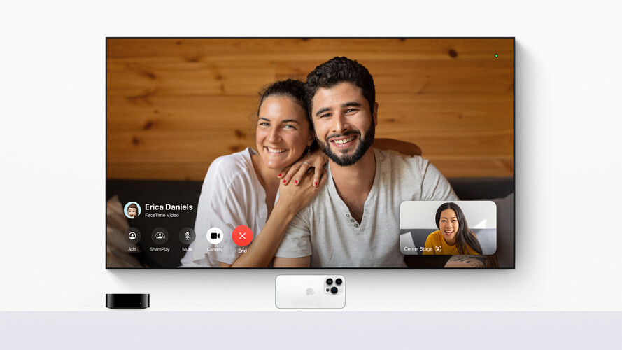 FaceTime hívás egy iPhone segítségével a TV-n