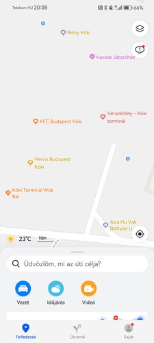A Petal Térkép épületen belül navigálni még nem tud úgy, mint az Apple Térkép, de a péázán belüli boltok helyét egész pontosan jelzi