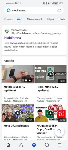 A Petal Search kereső