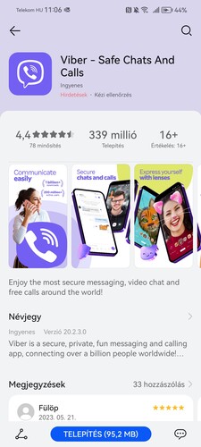 A Rakuten Viber és a Telegram is elérhető az AppGallery-ből