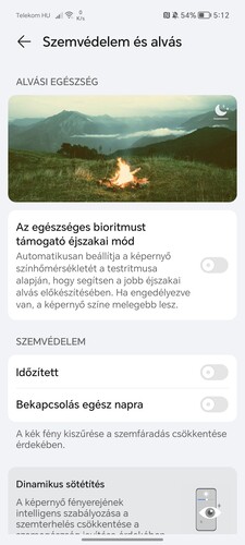 A képernyőre vonatkozó beállítások