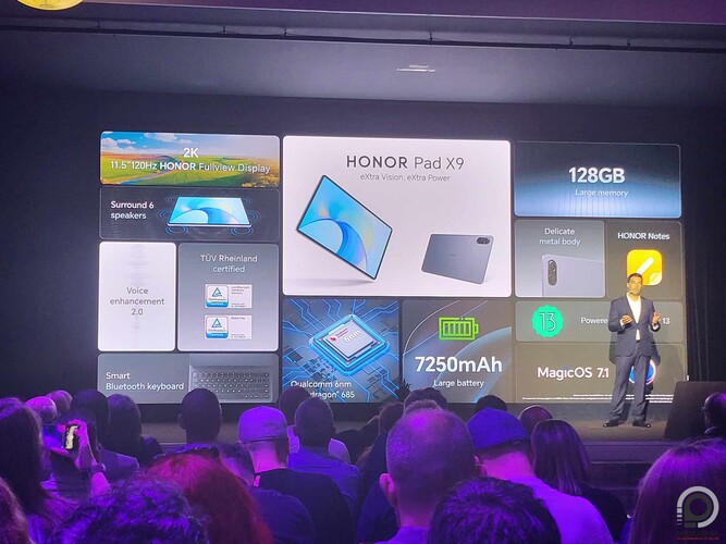 Honor Pad X9 a párizsi eseményen