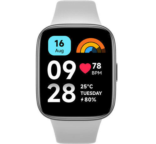 Csak a klasszikus ezüstszürke és fekete Redmi Watch 3 Active érkezett Európába, miközben Kínában ugyanez a modell Youth Edition néven színes tokozással is kapható