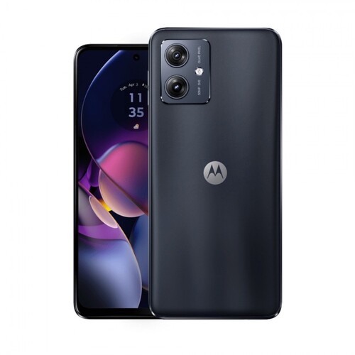 A Motorola Moto G54 feketében