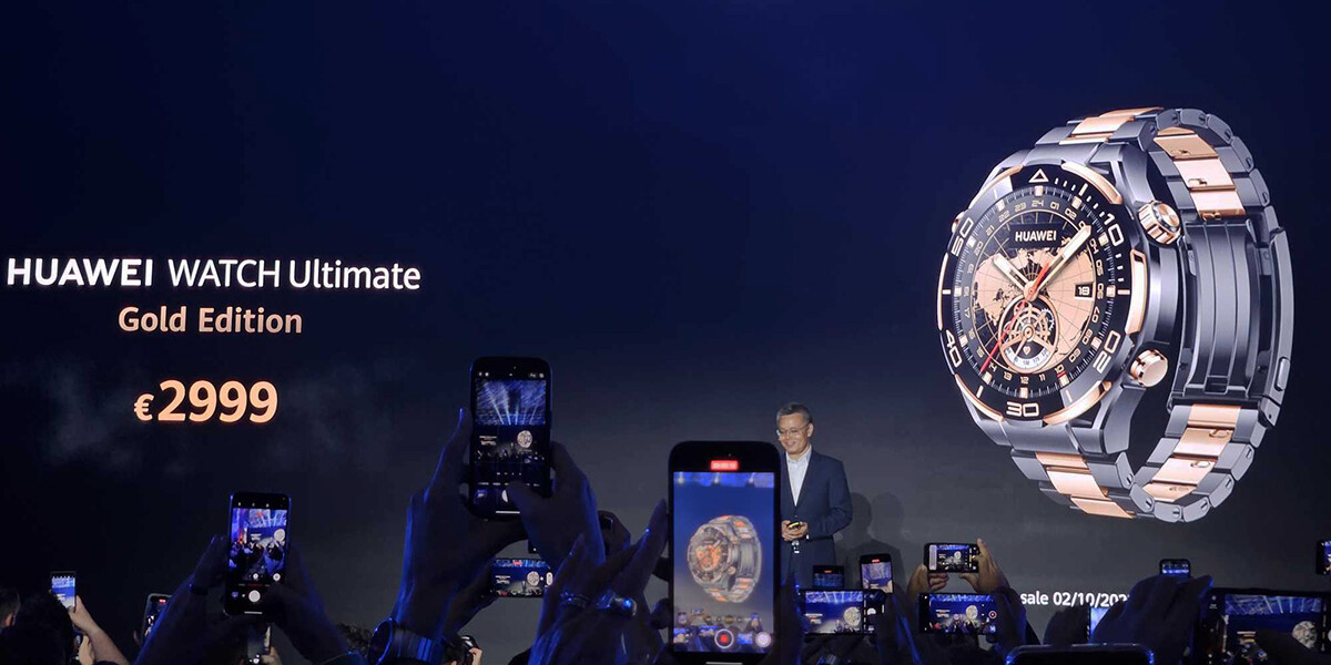 3000 eurós aranyórát villantott a Huawei
