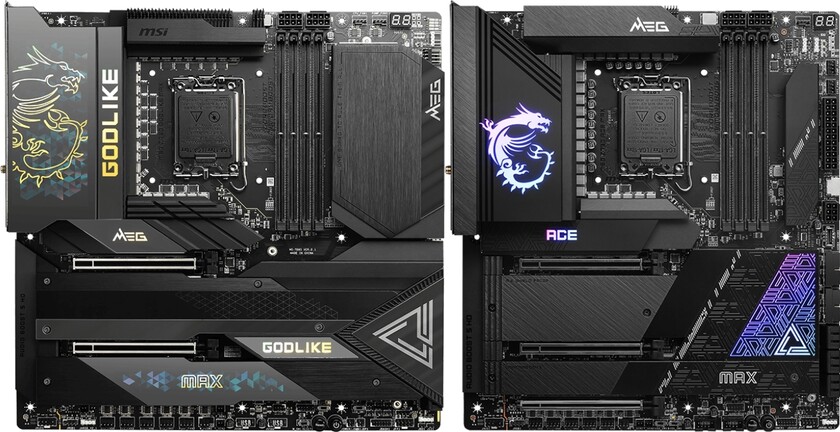 MSI MEG Z790 Godlike MAX és MEG Z790 Ace MAX