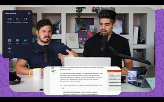 Videós eszköztár nézéshez és súgógép a videók rögzítéséhez
