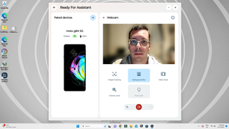A telefon használata webkameraként a Ready For Assistant programon keresztül