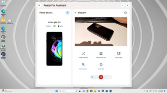 A telefon használata webkameraként a Ready For Assistant programon keresztül