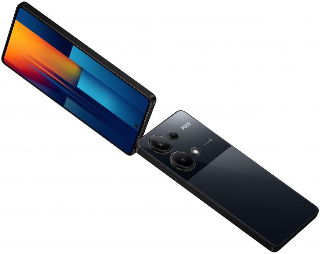 Poco M6 Pro 4G fekete színben