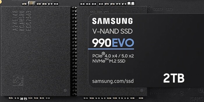 Jönnek a 990 EVO sorozatú Samsung SSD-k