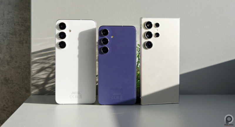 Két ívelt, egy szögletes: a Galaxy S24 család
